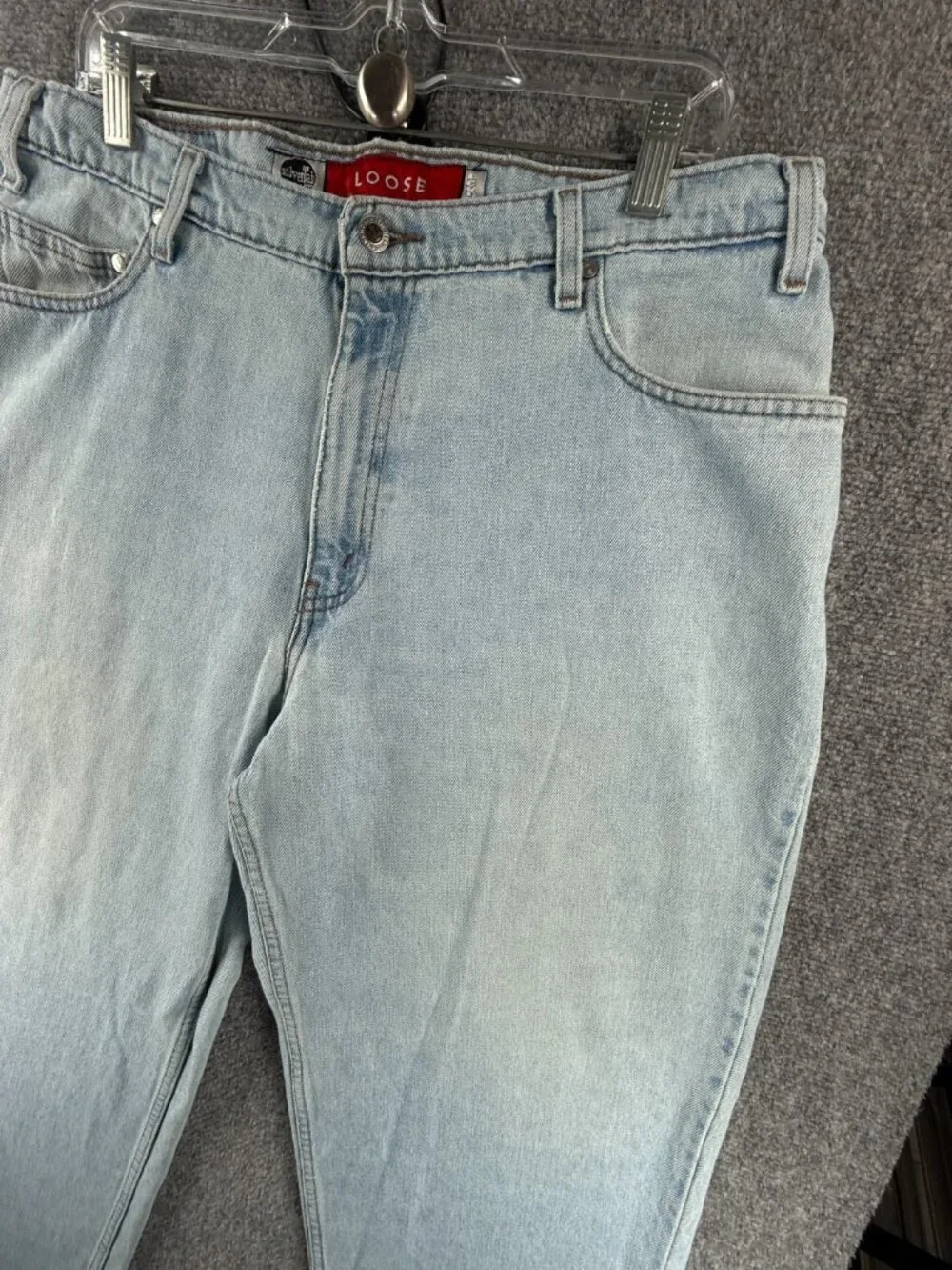 VTG Levi's Silver Tab Blue Jeans Unisex Denim Loose Fit Cotton Y2K ACTL 34x31.5